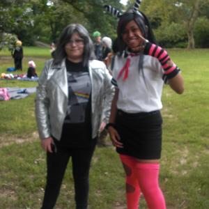 At the Cosplay Event in Central Park 2014 with a friend