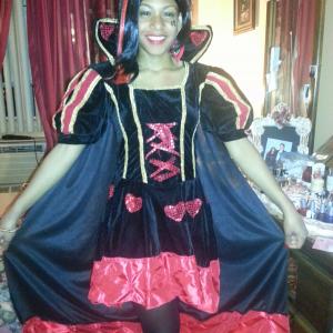 Maylynn on Halloween 2013. She was the Queen of Hearts.