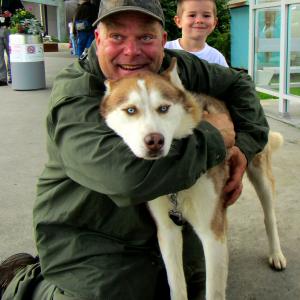 Charlie Brown - Owner Release Husky from Hoonah, Alaska I am so proud to have helped Charlie meet his new FurEver Family of 4 they really Love Charlie and he is a really lucky boy. Charlie now will have 2 awesome kids to play with a fenced backyard~!