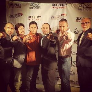 This picture was taken at the Six Feet Down Under Screening Pictured here LR Steve Pisa Shaun Piccinino Lucas Sullivan Guy Grundy Andre Ivchenko and Bob Anderson