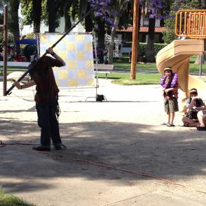 Christian filming as Lead on Starburt spec commercial.