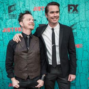 Justin Welborn and Shawn Parsons at Justified Series Finale