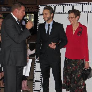Dave with his grandmother at the Leeton  The Formative Years Red Carpet Premiere 26413
