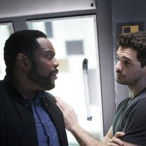 Still of Chad L Coleman and Steven Strait in The Expanse 2015