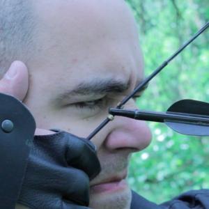 Rhys Horler using is Archery skills to hunt vampires in 