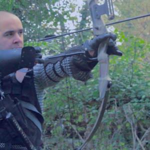 Rhys Horler using his Archery skills to hunt vampires in 