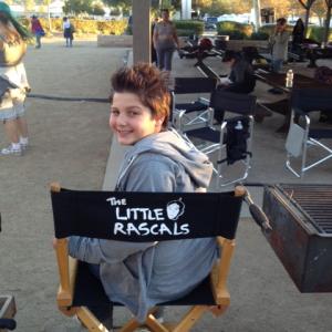 Chase Vacnin as BUTCH on the set of LITTLE RASCALS