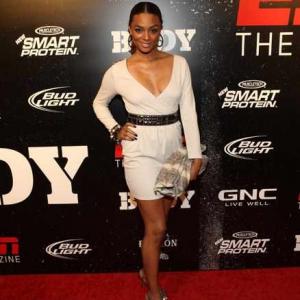 ESPN Body issue red carpet Alesha Rene attends as an invited guest