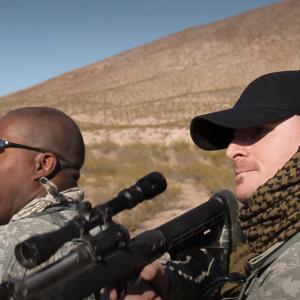 Shawn Lecrone as Martin in Southwest Afghanistan ambush scene
