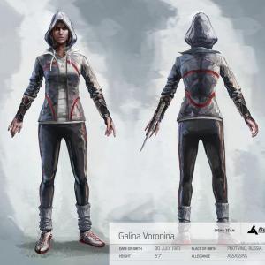 Patricia as Galina Voronina Assassin's Creed