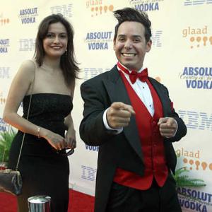 Nikki Young with Jade Esteban Estrada at the 2008 GLAAD Media Awards in Miami Florida
