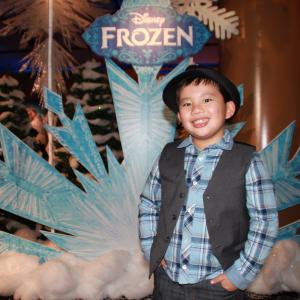 Albert on the Red Carpet of Disney movie Frozen world premiere in Los Angeles 11192013
