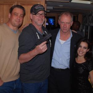 Executive Producer Robbert de Klerk on the set of This Last Lonely Place with writerdirector Steve Anderson and stars Xander Berkeley and Carly Pope