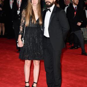 Shia LaBeouf and Mia Goth at event of Inirsis 2014