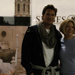 With filmmaker Daniel Gil Ebola at Sitges Film Festival-each with films competing in PHONETASTIC, 