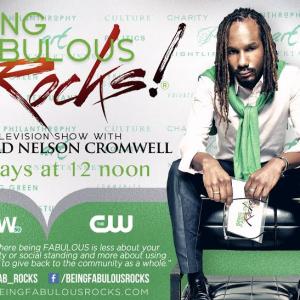 Howard Nelson Cromwell hosts the Being Fabulous Rocks! T.V. Show