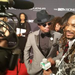Howard interviews NE-YO on the Red Carpet at the 2015 BET Honors