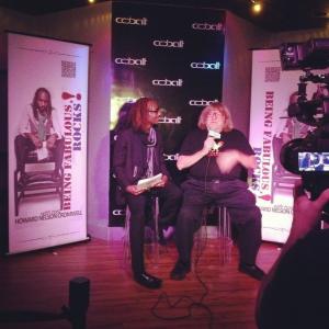 Interviewing BRUCE VILANCH on the set of Being Fabulous Rocks! TV Show