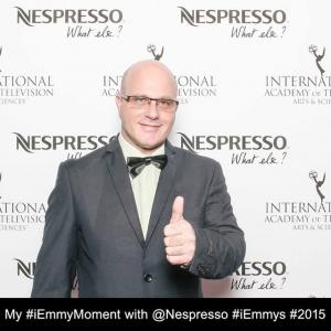 Alon Newman at the 43 International Emmy Awards, November 23 2015, New York.