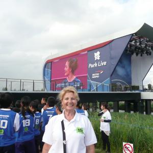 Filming for Panasonic during the London Olympics 2012