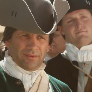 John CampbellMac as Captain Daniel Cressy Courage New Hampshire episode 4 Ambition production still July 2012
