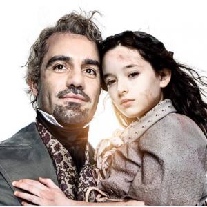 as Little Cosette with Ramin Karimloo