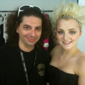 Evanna Lynch from Harry Potter , cover shoot.