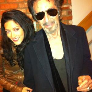 Getting GodFatherly advice w Al Pacino