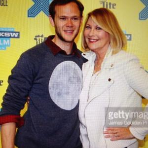 SXSW with Joseph Cross I play his Aunt Sarah in THE AUTOMATIC HATE Director Justin Lerner