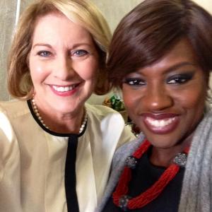 Catherine Carlen as  JUDGE EMILY HARGROVE  on ABCs  How to get away with Murder  with the fabulous VIOLA DAVIS