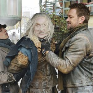 Still of Grant Bowler Tony Curran and Anna Hopkins in Defiance 2013