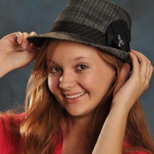Baylee with Hat