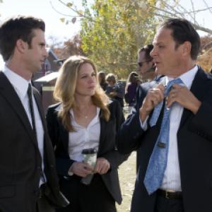 Still of Mary McCormack Chris Mulkey and Frederick Weller in In Plain Sight Duplicate Bridge 2009