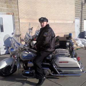 On-set of Broad Squad w/ Boston Police Motorcycle 2015