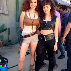 Beth Nintzel as Young Kat Kingsley for ABCs Castle in Episode 79 Last Action Hero Pictured with Alandrea Martin