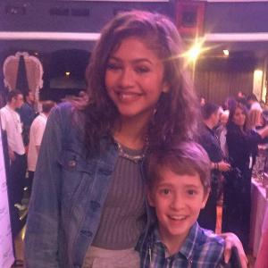 Connor Kalopsis and Zendaya Childrens Miracle Network event