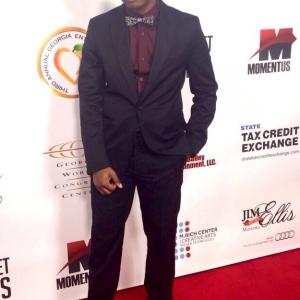 Corey Champagne on the red carpet at the 3rd Annual Georgia Entertainment Gala Jan 10 2015