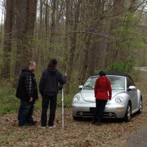still of Dimitri Voutsinos, Nate Lyles, and Katie Frederick in Lost Between The Lines