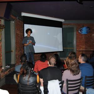 Nate Lyles at the 1st work-in-progress screening of 