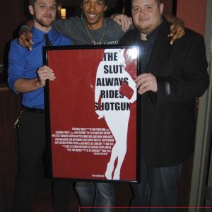 Nate Lyles at the 1st workinprogress screening of The Slut Always Rides Shotgun