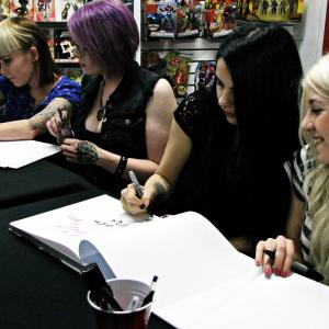 Pandie Suicide at a Suicide Girls book signing in Los Angeles, March 2013
