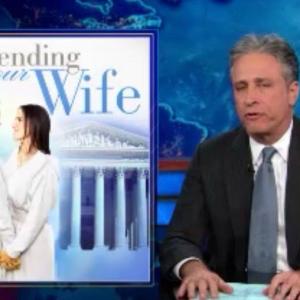 As seen on the Jon Stewart Show  Defending Your Wife skit with Andrea Verdura