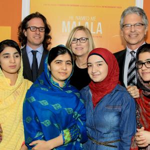 Still of Malala Yousafzai in He Named Me Malala 2015