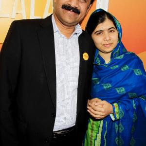 Still of Malala Yousafzai and Ziauddin Yousafzai in He Named Me Malala (2015)