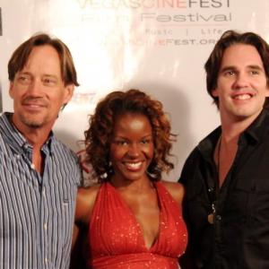 Thorna Lapointe, Kevin Sorbo and Ross Patterson at event of Vegas CineFest International Film Festival