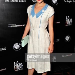 Actress Britt Lower attends the Bastards Y Diablos screening during the 2015 Los Angeles Film Festival at Regal Cinemas LA Live on June 14 2015 in Los Angeles California