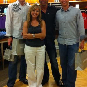 Henry Penix shopping with friends