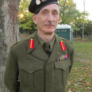 Joseph K Bevilacqua as British General Bernard Montgomery WWII for The Wars - History Channel series
