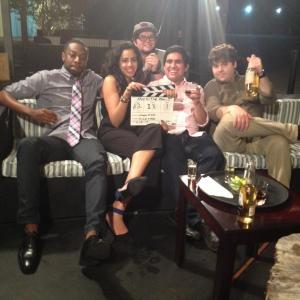Moises Reyes Scott Mena Jasmine Yampierre and Wes Hayes in Only in the Movies 2015