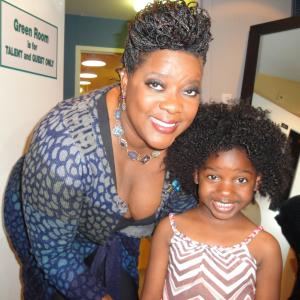 On Set of Access Hollywood Live with the beautiful Ms Loretta Devine